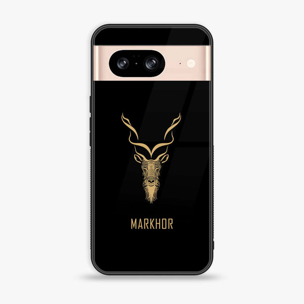 Google Pixel 8 - Markhor Design 1 - Premium Printed Glass soft Bumper shock Proof Case CS-27209