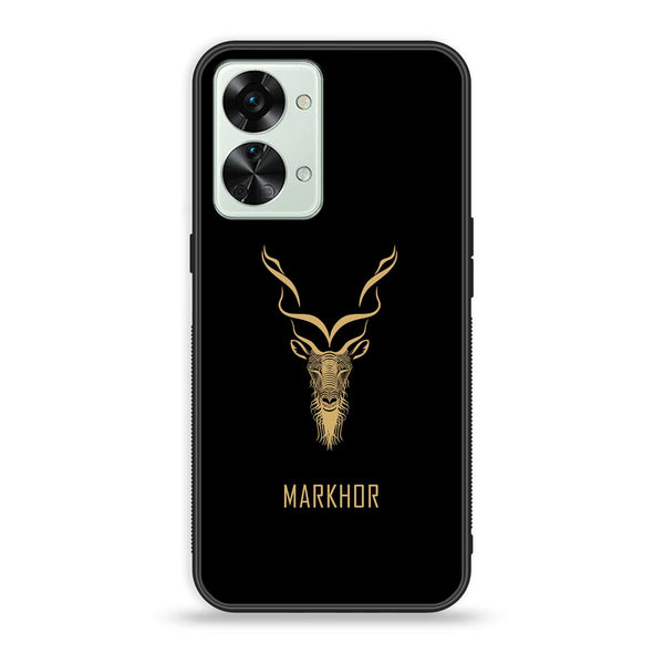 OnePlus Nord 2T 5G Markhor Design 3 Premium Printed Glass soft Bumper shock Proof Case CS-11635