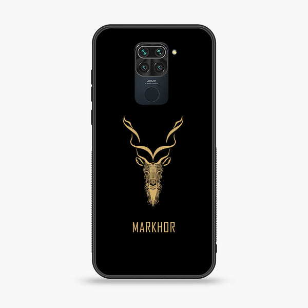 Xiaomi Redmi Note 9 Markhor Series Design 3 Premium Printed Glass soft Bumper shock Proof Case CS-18858