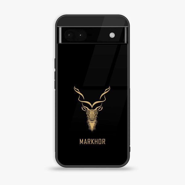 Google Pixel 6A - Markhor Design 3 - Premium Printed Glass soft Bumper shock Proof Case CS-14454