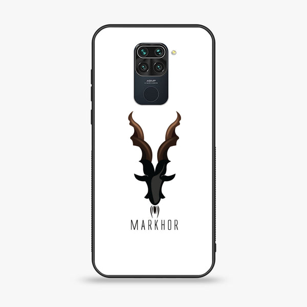 Xiaomi Redmi 10X 4g - Markhor Series - Premium Printed Glass soft Bumper shock Proof Case