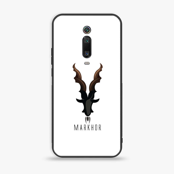 Xiaomi Mi 9T - Markhor Design 2- Premium Printed Glass soft Bumper shock Proof Case CS-18685 CS-30364
