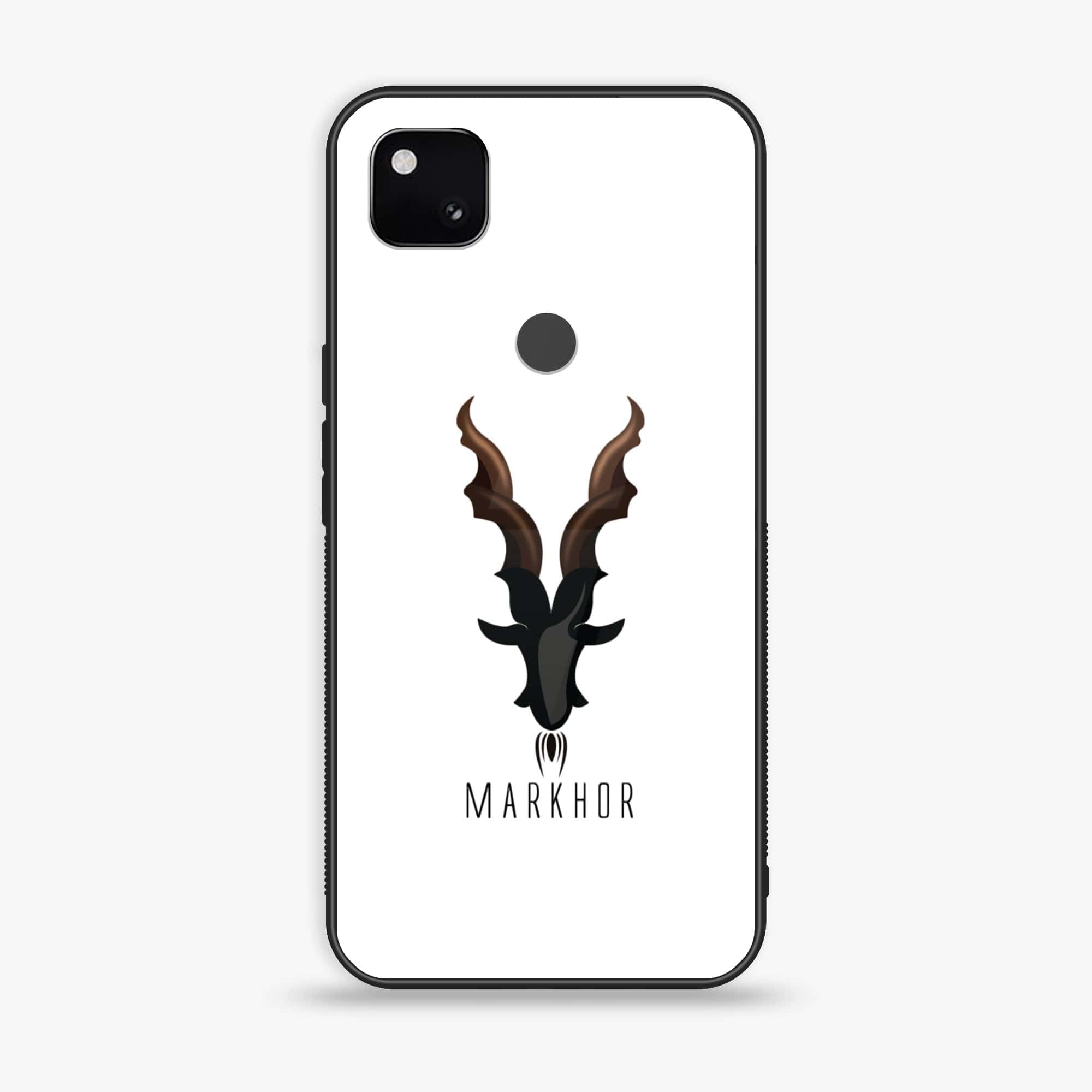 Google Pixel 4A 4G - Markhor Series - Premium Metal Printed soft Bumper Shock Proof Case