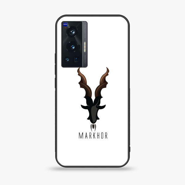 Vivo X70 Pro - Markhor series - Premium Printed Glass soft Bumper shock Proof Case