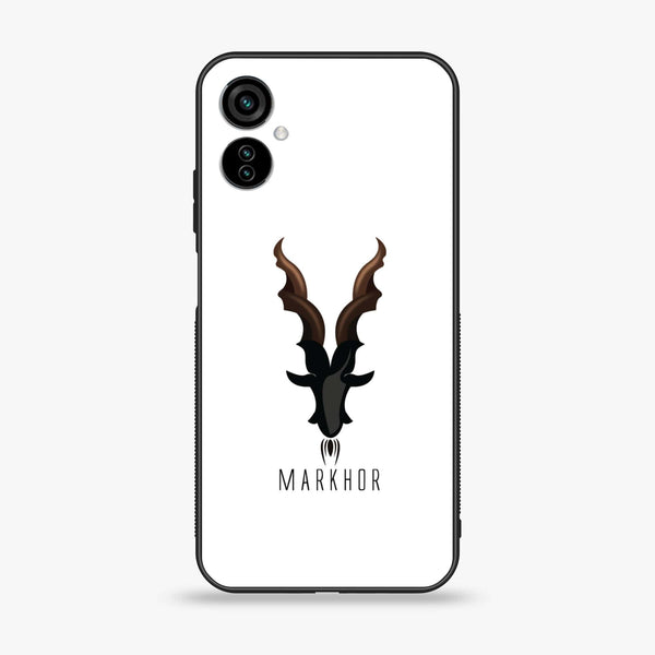 Tecno Spark 9T Markhor Series Premium Printed Glass soft Bumper shock Proof Case