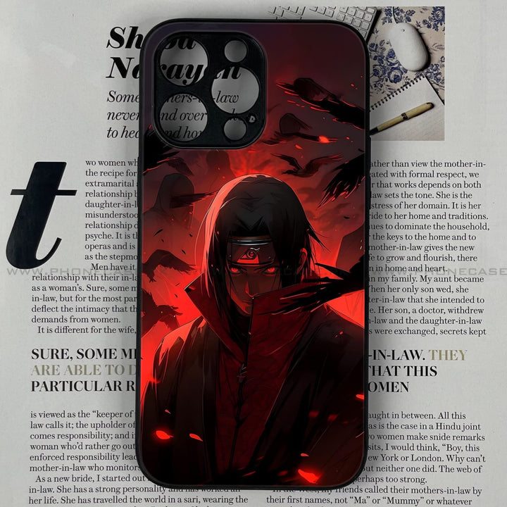 Red Rings  Itachi Premium Metal Phone Case All Models