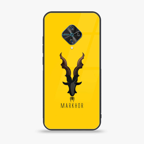 Vivo Y51 (Camera in middle) - Markhor Series - Premium Printed Glass soft Bumper shock Proof Case