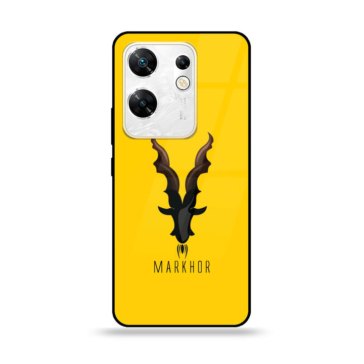 Infinix Zero 30 4G - Markhor Design 1 - Premium Metal Printed soft Bumper shock Proof Case CS-37516