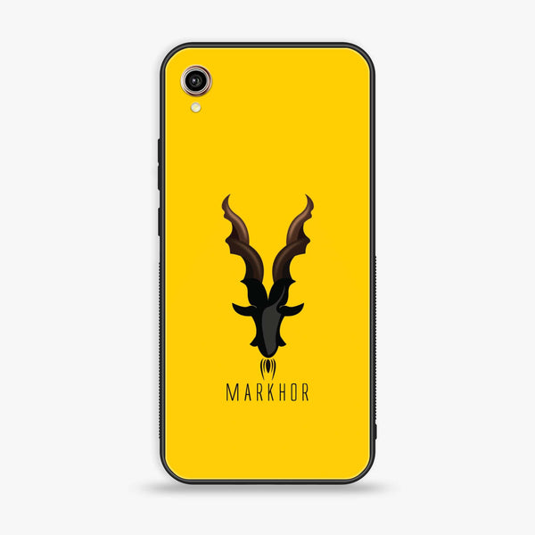 Vivo Y90 - Markhor Series - Premium Printed Glass soft Bumper shock Proof Case