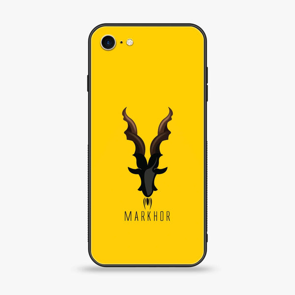 iPhone 6 Plus/6s Plus - Markhor  Design 1 - Premium Printed Glass soft Bumper shock Proof Case CS-16969