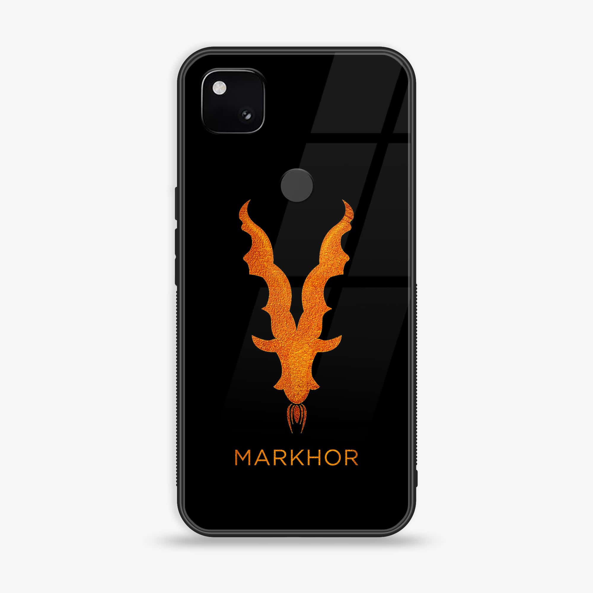 Google Pixel 4A 4G - Markhor Series - Premium Metal Printed soft Bumper Shock Proof Case
