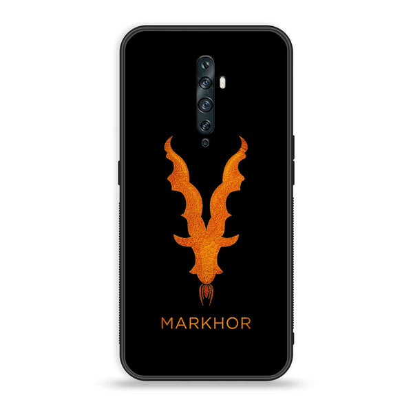 Oppo Reno 2Z - Markhor Design 12 - Premium Printed Glass soft Bumper shock Proof Case CS-20513