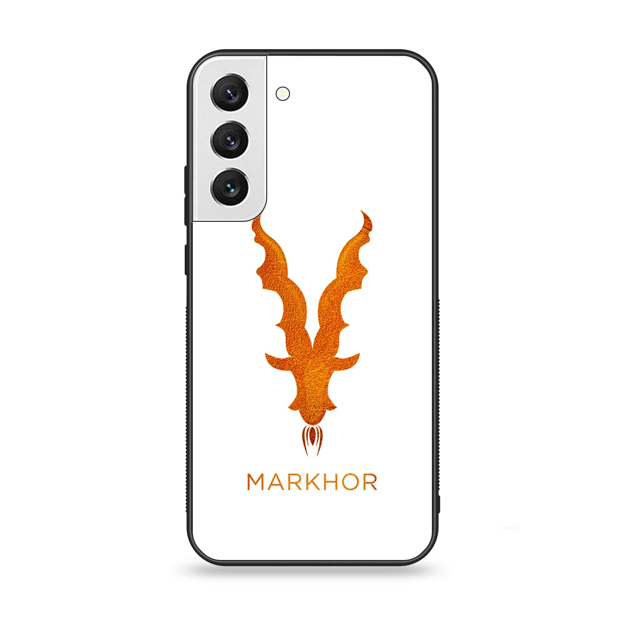 Samsung Galaxy S22 Plus - Markhor Series - Premium Printed Glass soft Bumper shock Proof Case