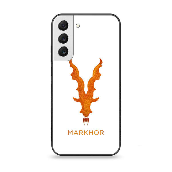 Samsung Galaxy S21 FE - Markhor Design 11 - Premium Printed Glass soft Bumper shock Proof Case CS-17192