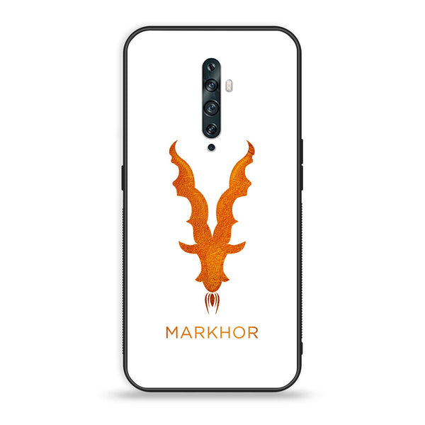 Oppo Reno 2Z - Markhor Design 11 - Premium Printed Glass soft Bumper shock Proof Case CS-20808