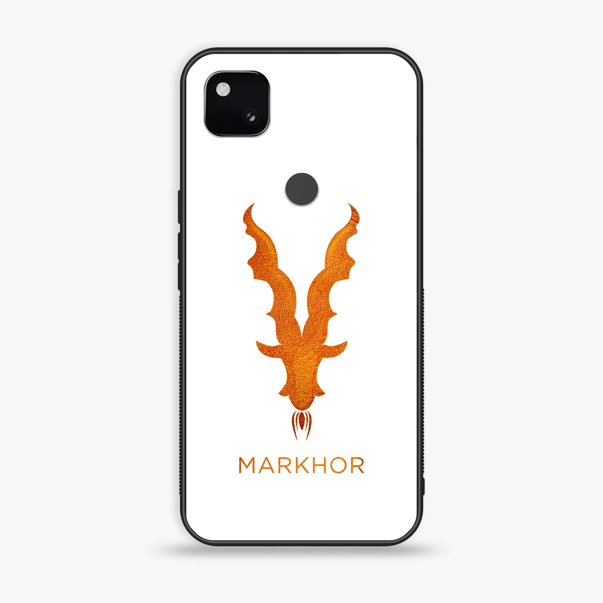 Google Pixel 4A 4G - Markhor Series - Premium Metal Printed soft Bumper Shock Proof Case