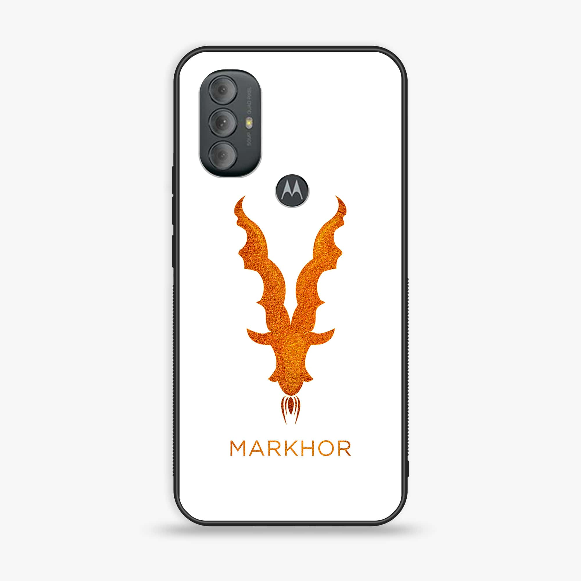 Motorola Moto G Power - Markhor Series - Premium Printed Glass soft Bumper shock Proof Case