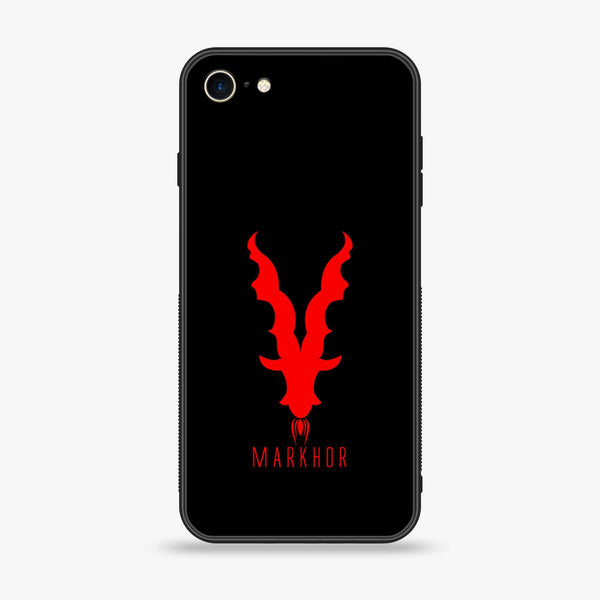 iPhone 6 Plus - Markhor  Design 10 - Premium Printed Glass soft Bumper shock Proof Case CS-9153