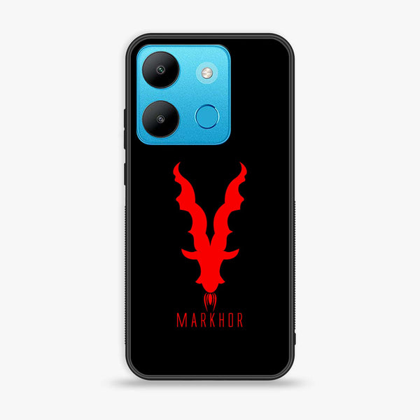 Infinix Smart 7 - Markhor Design 10 - Premium Printed Glass soft Bumper shock Proof Case CS-19663