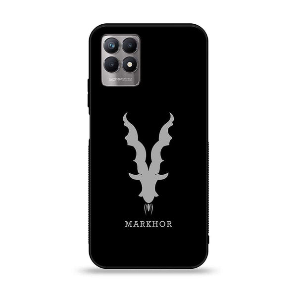 Realme 8i - Markhor Design 9 - Premium Printed Glass soft Bumper shock Proof Case CS-18246