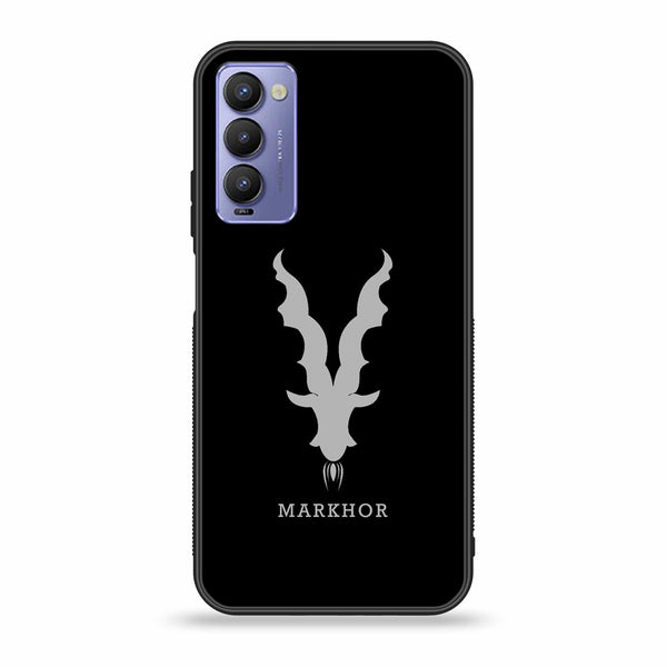 Tecno Camon 18 Markhor Design 9 Premium Printed Glass soft Bumper shock Proof Case CS-19940