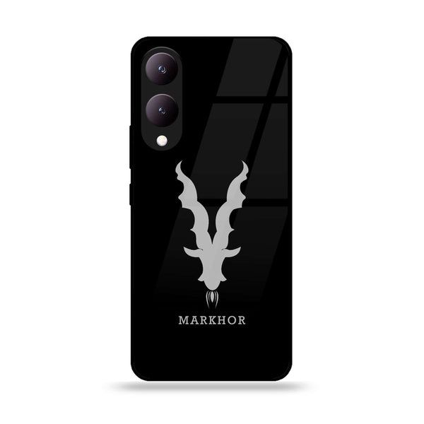 Vivo Y17S - Markhor Design 9 - Premium Printed Glass soft Bumper shock Proof Case CS-14637