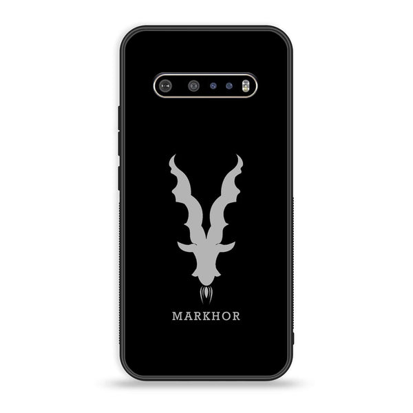 LG V60 Markhor Design 9  Premium Printed Glass soft Bumper shock Proof Case CS-30996
