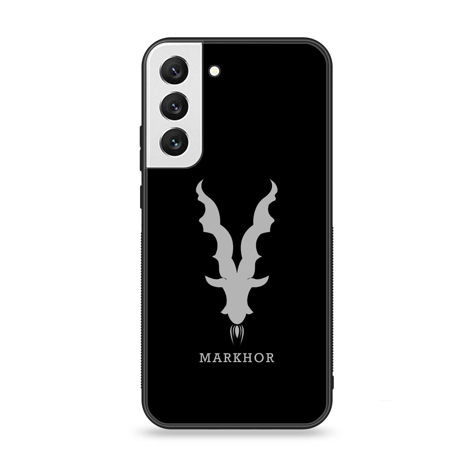 Samsung Galaxy S22 Plus - Markhor Series - Premium Printed Glass soft Bumper shock Proof Case