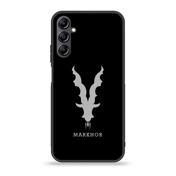 Samsung Galaxy A14 - Markhor Design 9 - Premium Printed Glass soft Bumper shock Proof Case CS-7132 CS-12023 CS-12216