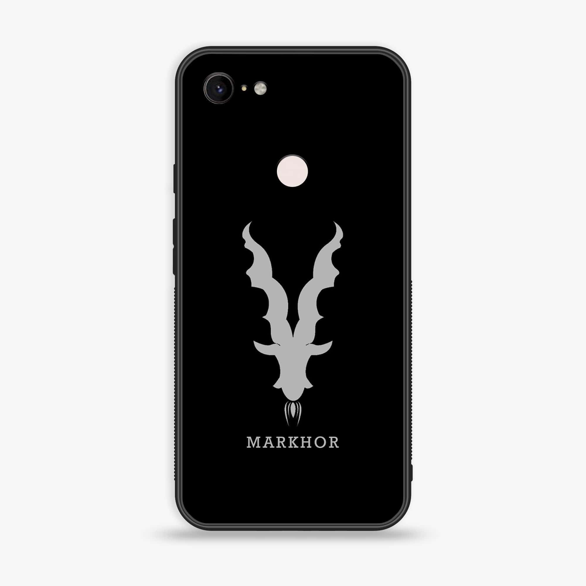 Google Pixel 3 - Markhor Series - Premium Printed Glass soft Bumper shock Proof Case