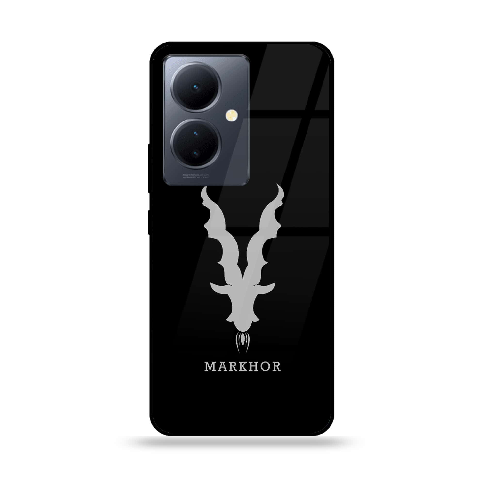Vivo Y78 - Markhor Series - Premium Printed Glass soft Bumper shock Proof Case