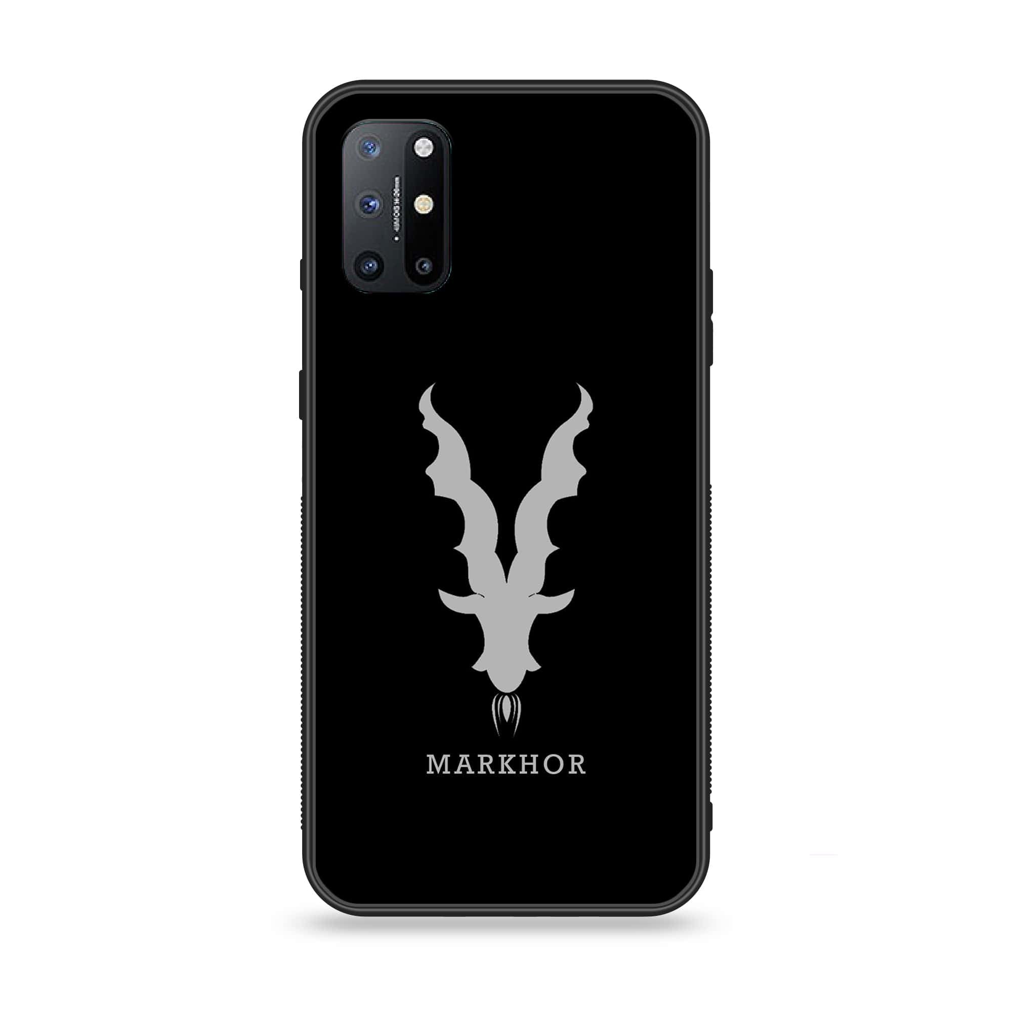 OnePlus 8T Markhor Series  Premium Printed Glass soft Bumper shock Proof Case