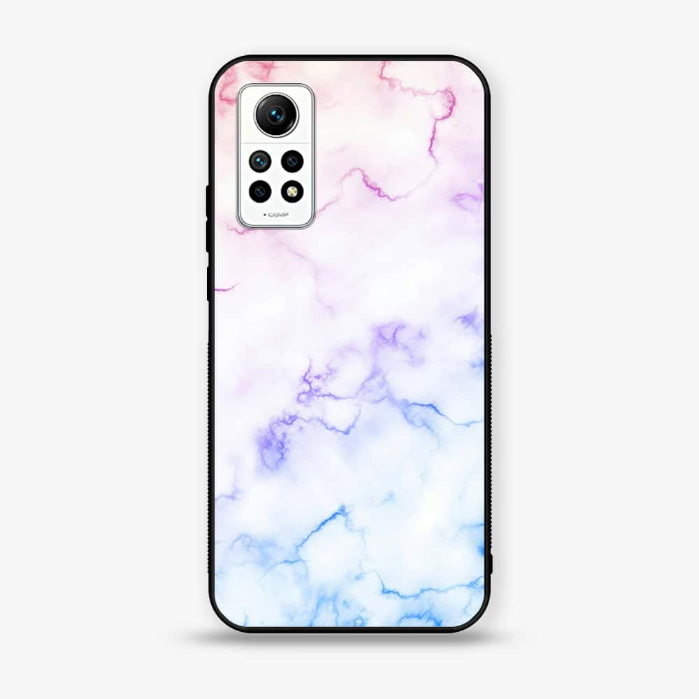 Xiaomi Redmi Note 12 Pro - White Marble Series - Premium Printed Glass soft Bumper shock Proof Case