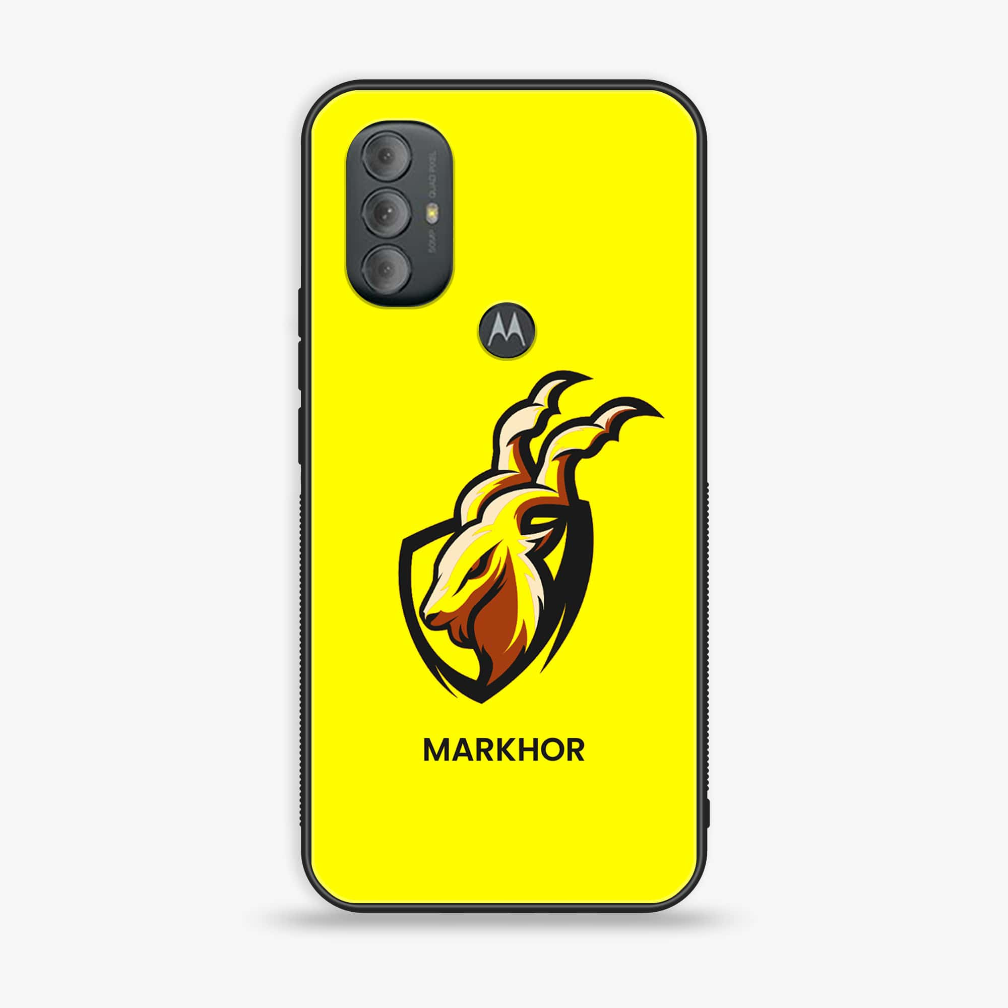 Motorola Moto G Power - Markhor Series - Premium Printed Glass soft Bumper shock Proof Case