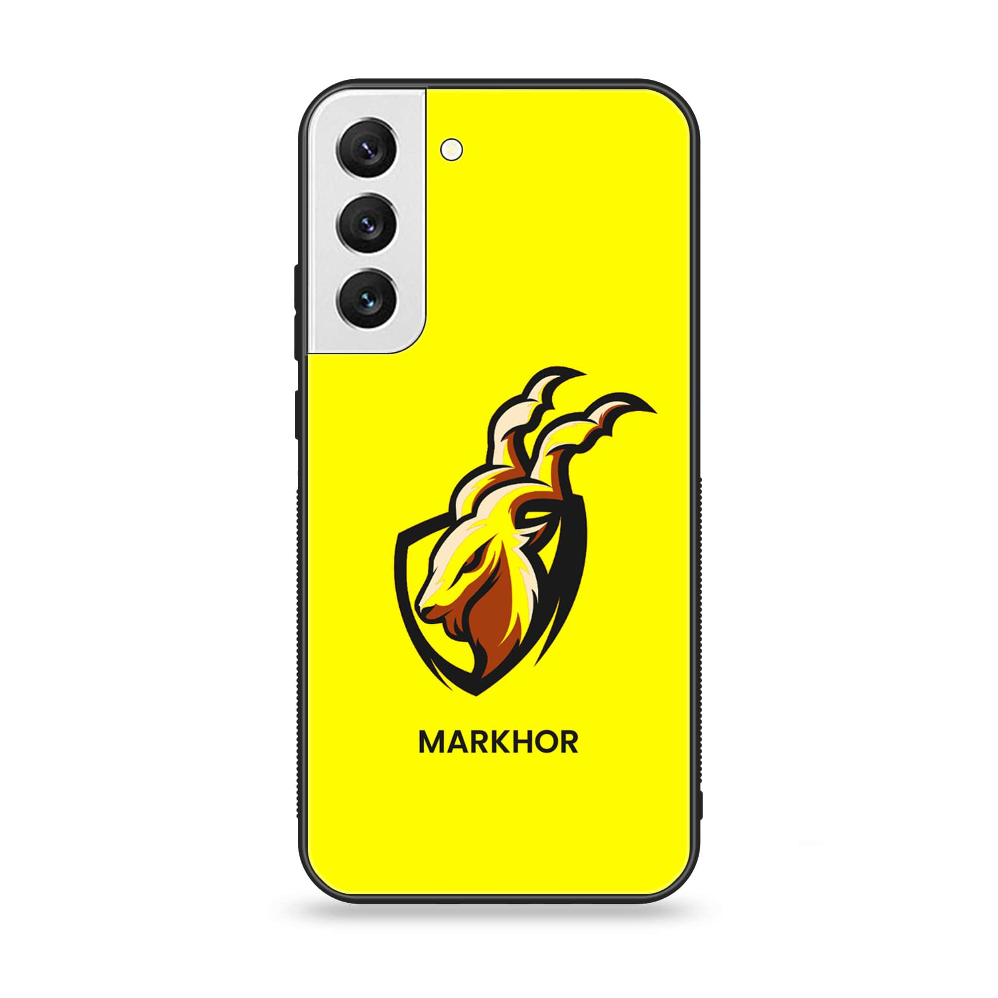 Samsung Galaxy S21 FE - Markhor Series - Premium Printed Glass soft Bumper shock Proof Case