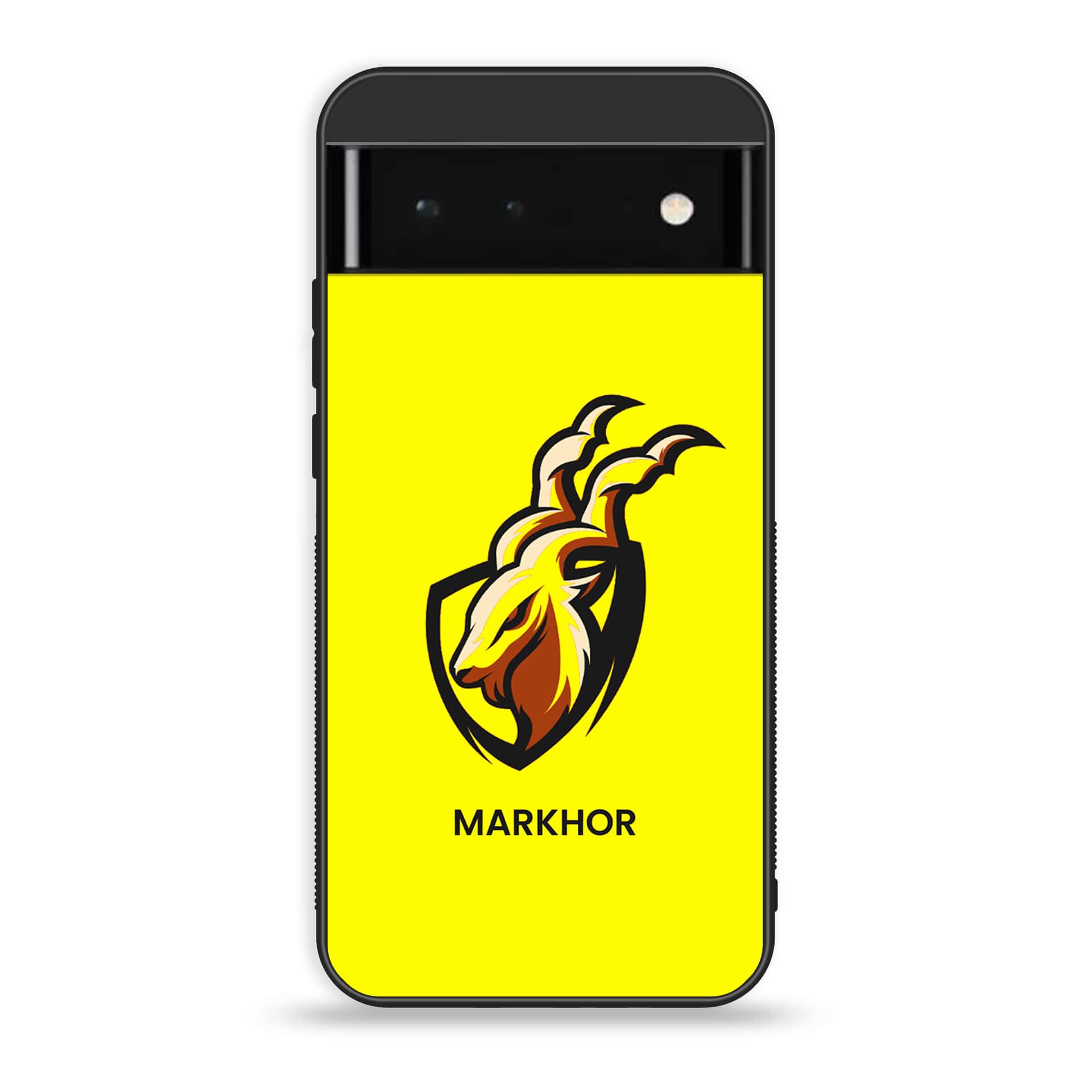 Google Pixel 6 Pro-Markhor series - Premium Printed Glass soft Bumper shock Proof Case