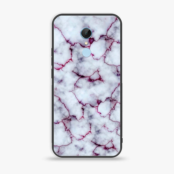 Redmi 5 Plus/Note 5 - White Marble Series - Premium Printed Glass soft Bumper shock Proof Case