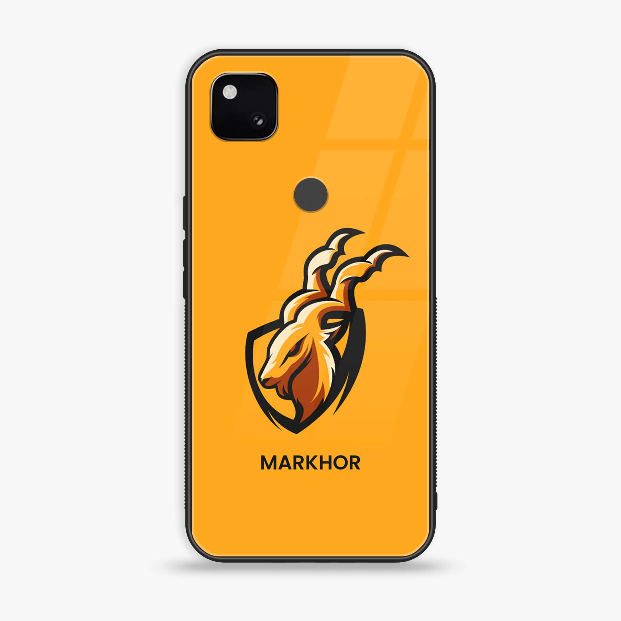 Google Pixel 4A 4G - Markhor Series - Premium Metal Printed soft Bumper Shock Proof Case