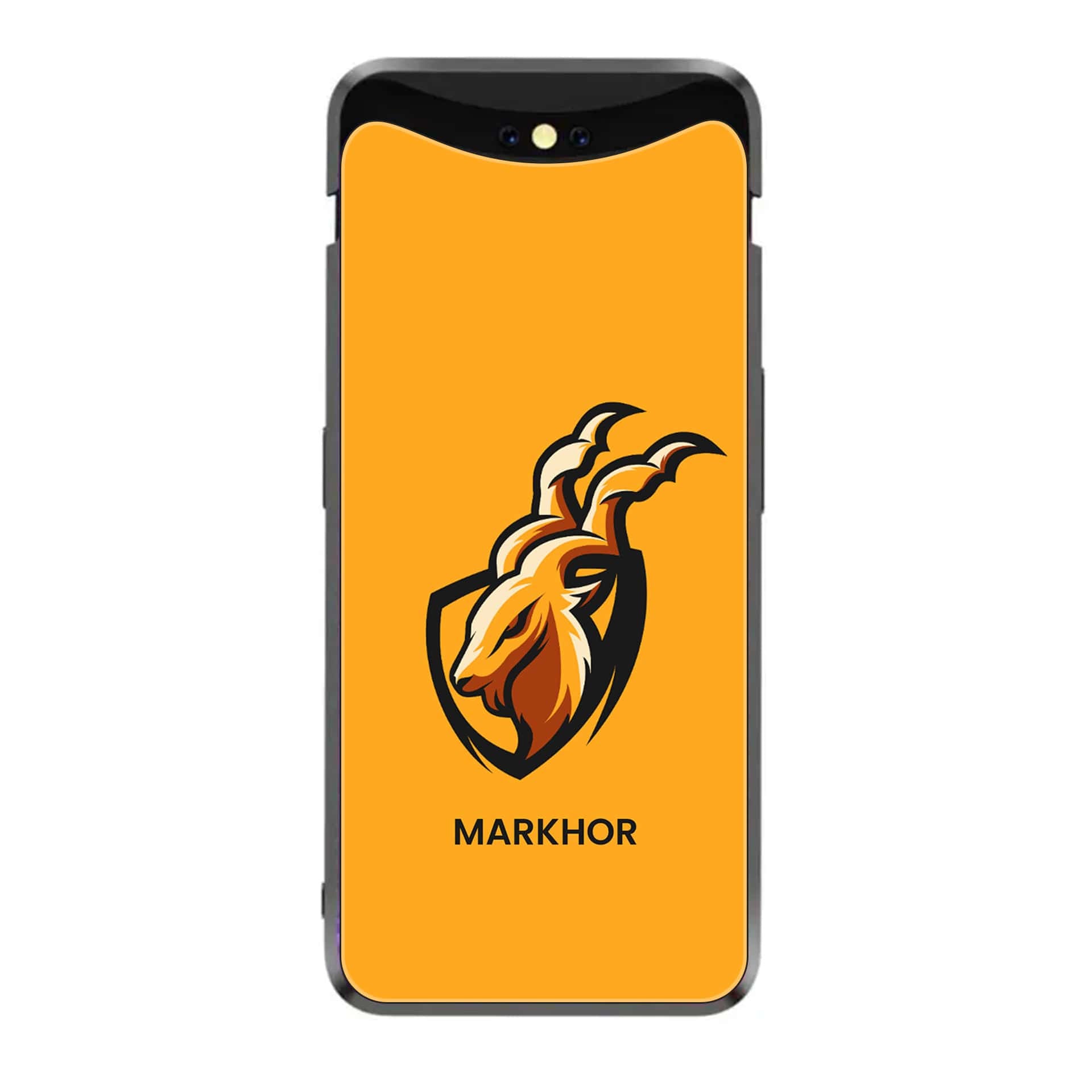 Oppo Find X - Markhor Series - Premium Printed Glass soft Bumper shock Proof Case