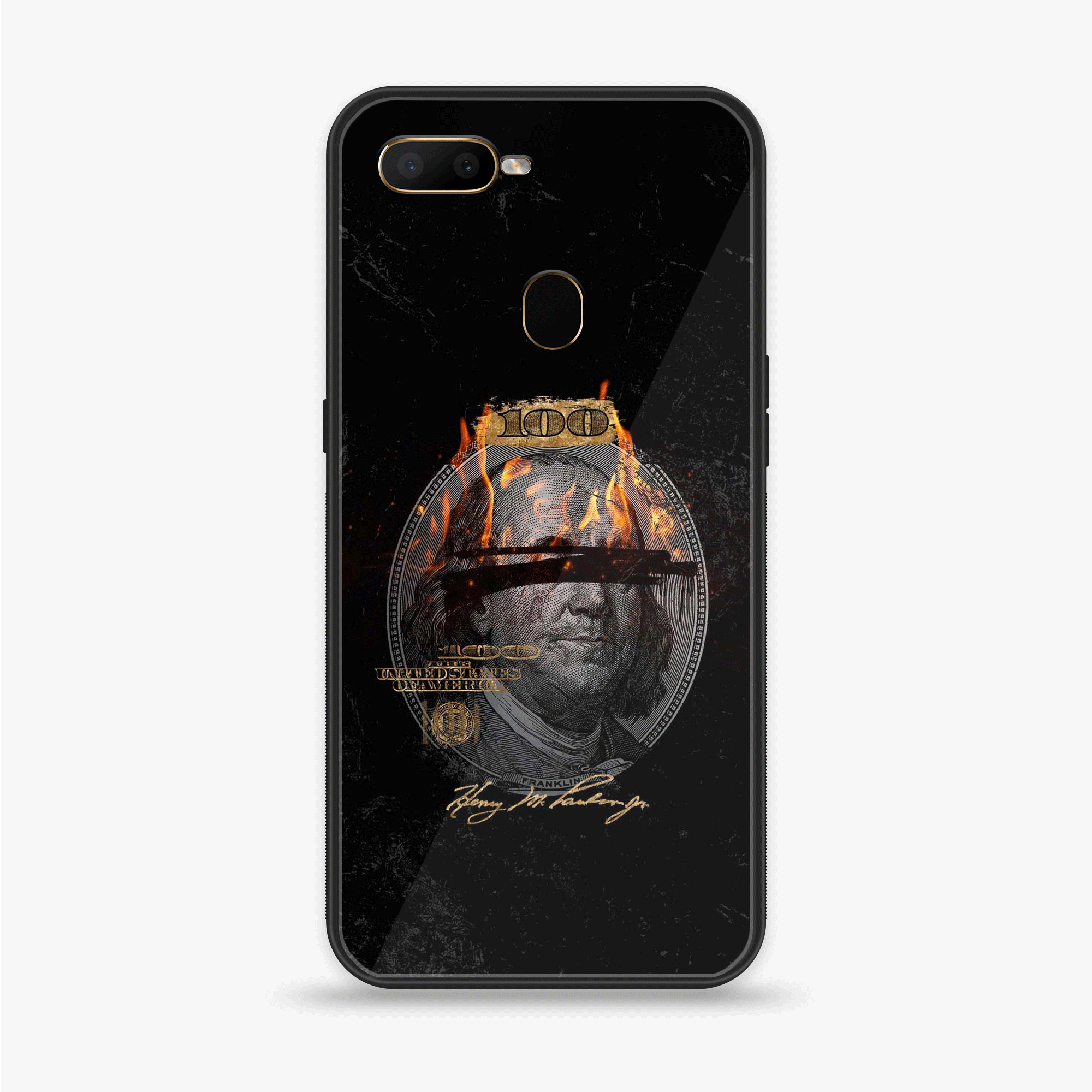 Oppo A12  - Dollar Series - Premium Printed soft Bumper shock Proof Case