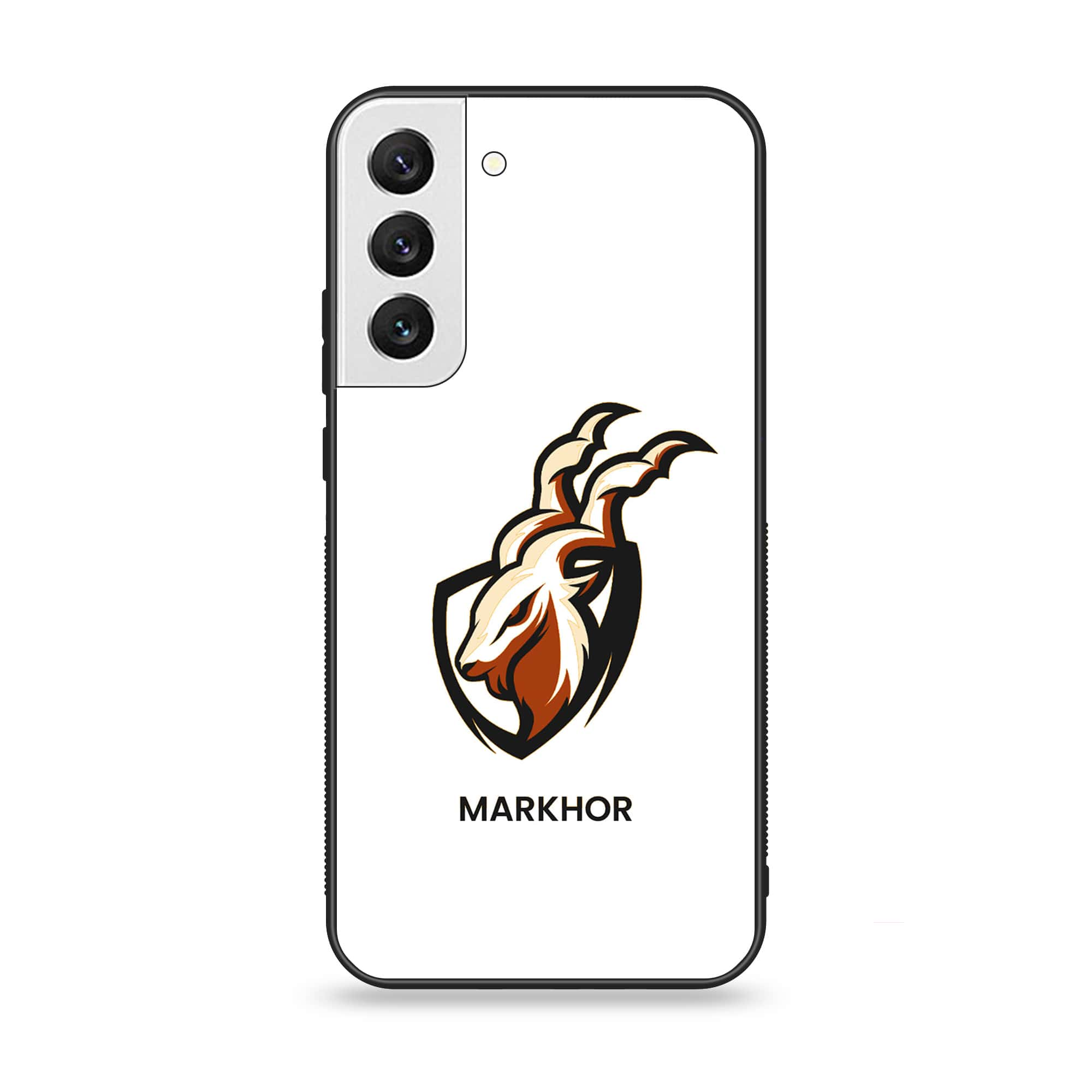 Samsung Galaxy S21 FE - Markhor Series - Premium Printed Glass soft Bumper shock Proof Case