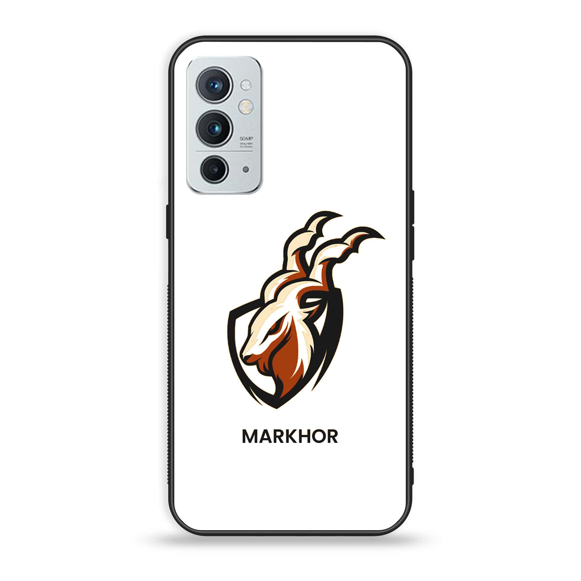 OnePlus 9RT 5G - Markhor Series  - Premium Printed Glass soft Bumper shock Proof Case