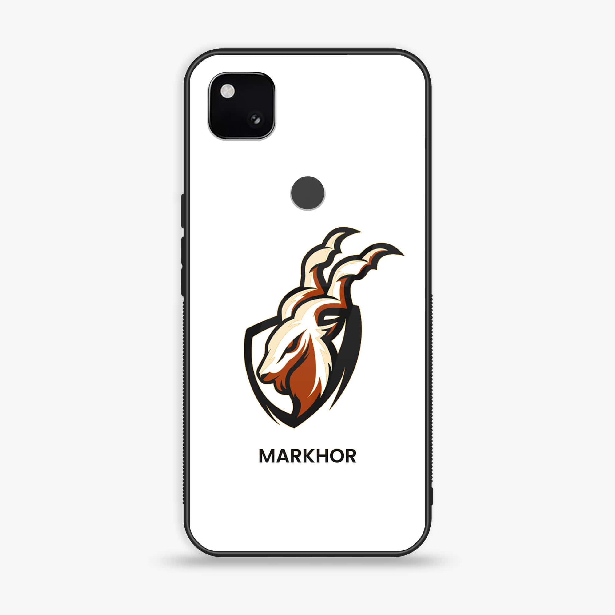 Google Pixel 4A 4G - Markhor Series - Premium Metal Printed soft Bumper Shock Proof Case