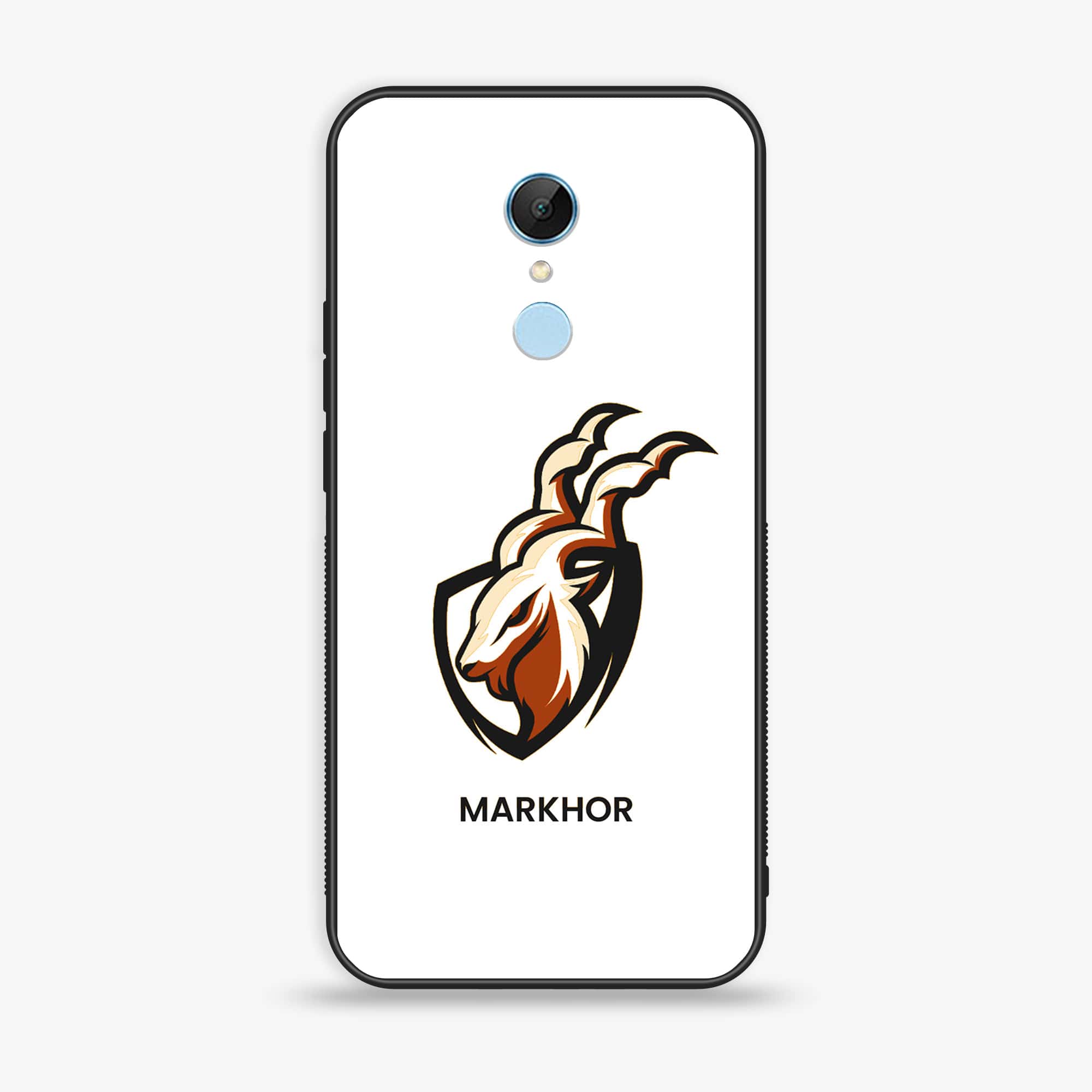 Xiaomi Redmi 5 - Markhor Series - Premium Printed Glass soft Bumper shock Proof Case