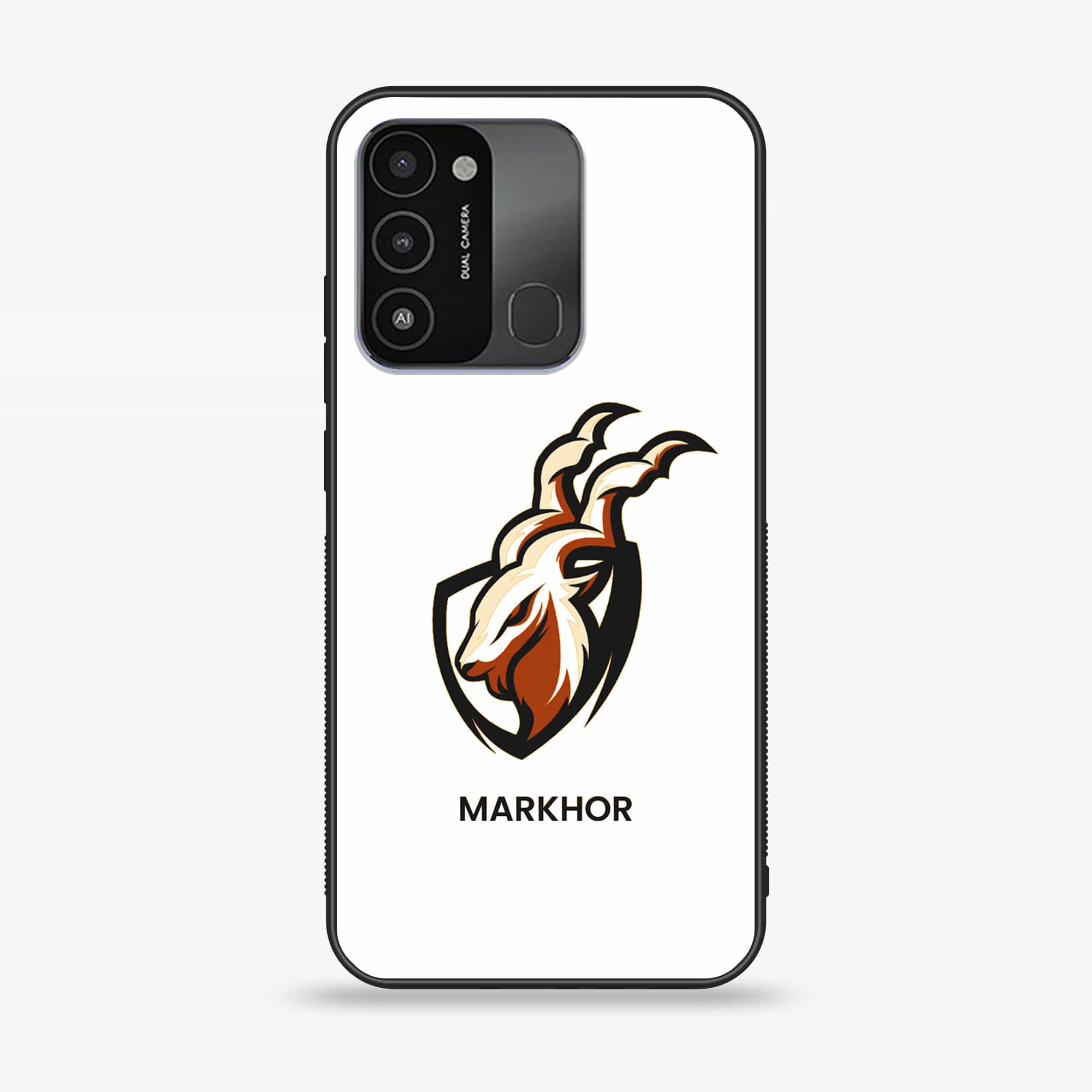 Tecno Spark Go 2022 Markhor Series  Premium Printed Glass soft Bumper shock Proof Case