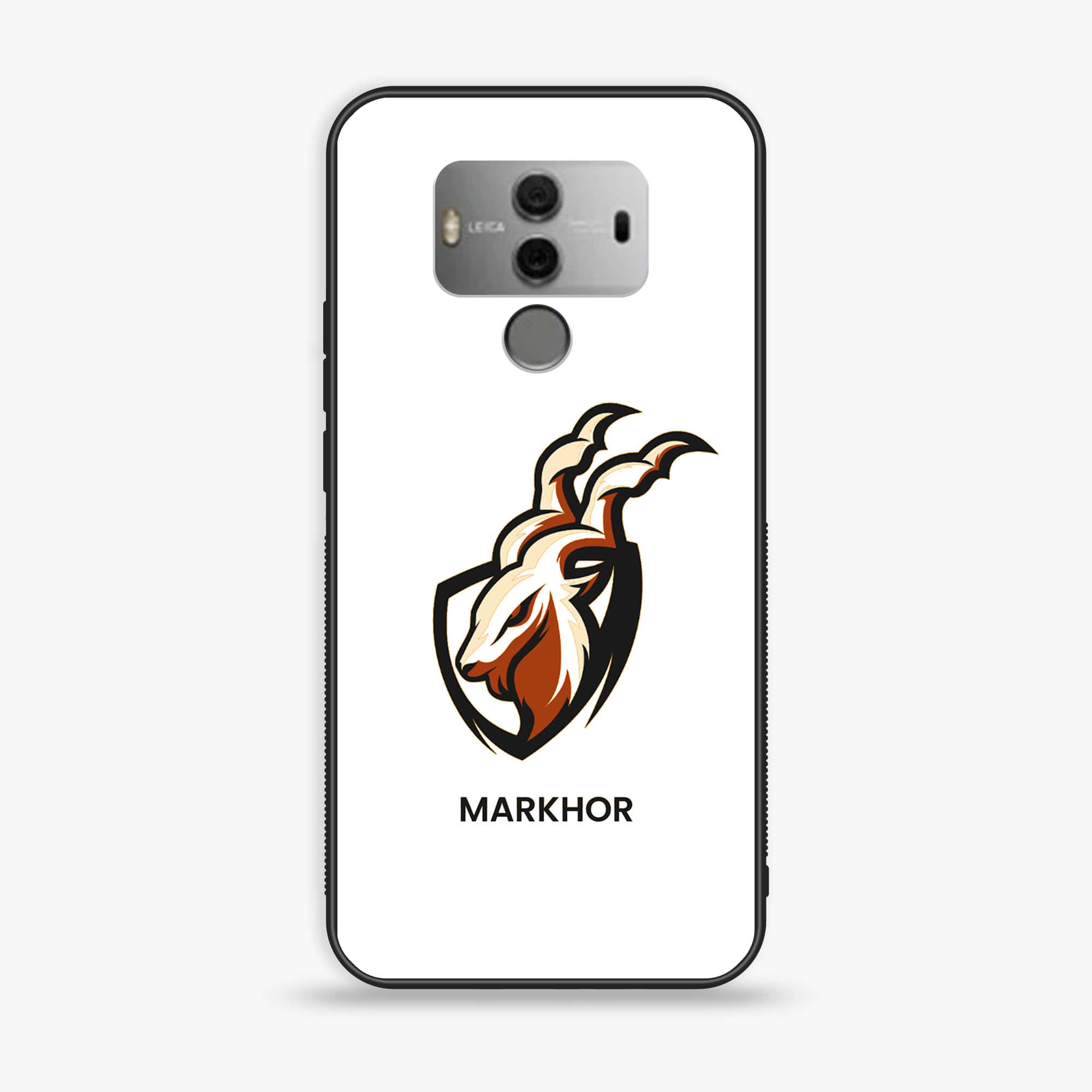 Huawei Mate 10 - Markhor Series - Premium Printed Glass soft Bumper shock Proof Case