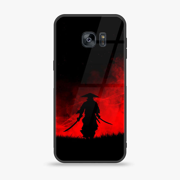 Samsung Galaxy S7 - Ninja Series - Premium Printed Glass soft Bumper shock Proof Case
