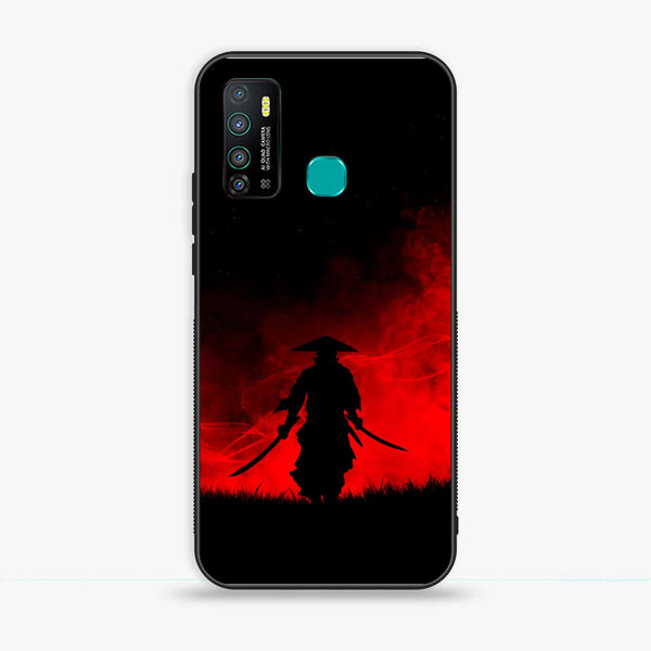 Infinix Hot 9 Play - Ninja Series - Premium Metal Printed soft Bumper shock Proof Case