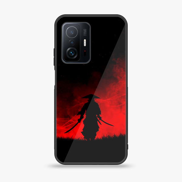 Xiaomi 11T/ 11T Pro - Ninja Design 1- Premium Printed Glass soft Bumper shock Proof Case CS-50690
