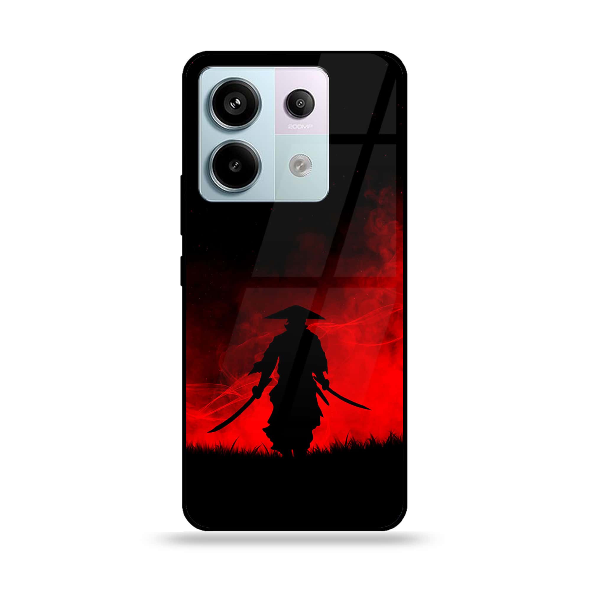 Redmi Note 13 - Ninja Series - Premium Metal Printed soft Bumper shock Proof Case